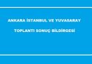 Kasım 2023 Dernek toplantı sonuç bildirgesi