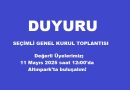 Seçimli Genel Kurul Toplantısı 11/5/2025